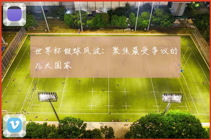 世界杯假球风波:聚焦最受争议的几大国家